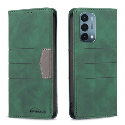 Magnetic Splicing Leather Phone Case