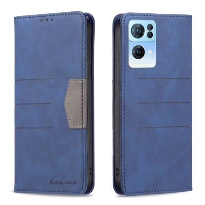 Magnetic Splicing Leather Phone Case