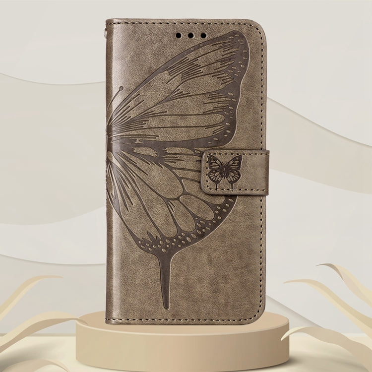 Embossed Butterfly Leather Phone Case, For Alcatel 1L 2021, For Google Pixel 6a 5G, For Google Pixel 7 5G
