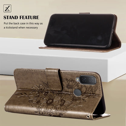 Embossed Butterfly Leather Phone Case, For Alcatel 1L 2021, For Google Pixel 6a 5G, For Google Pixel 7 5G