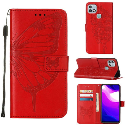 Embossed Butterfly Leather Phone Case, For Infinix Hot 10i / Smart 5 Pro, For Infinix Hot 11s, For Infinix Hot 11s NFC