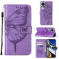 Embossed Butterfly Leather Phone Case, Series 2