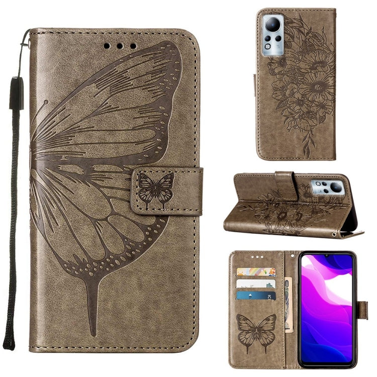 Embossed Butterfly Leather Phone Case, For Infinix Note 11, For Infinix Note 11i, For Infinix Note 11S / Note 11 Pro