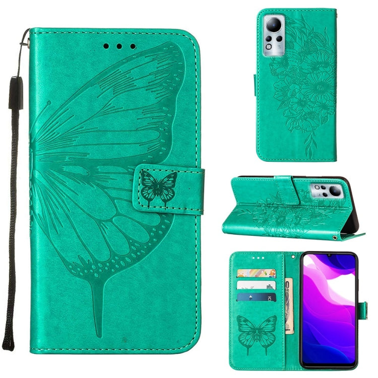 Embossed Butterfly Leather Phone Case, For Infinix Note 11, For Infinix Note 11i, For Infinix Note 11S / Note 11 Pro