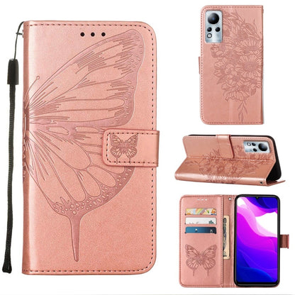 Embossed Butterfly Leather Phone Case, For Infinix Note 11, For Infinix Note 11i, For Infinix Note 11S / Note 11 Pro