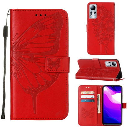 Embossed Butterfly Leather Phone Case, For Infinix Note 11, For Infinix Note 11i, For Infinix Note 11S / Note 11 Pro