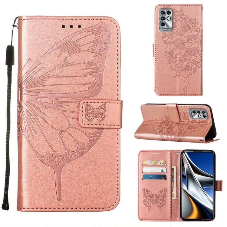 Embossed Butterfly Leather Phone Case, Series 3