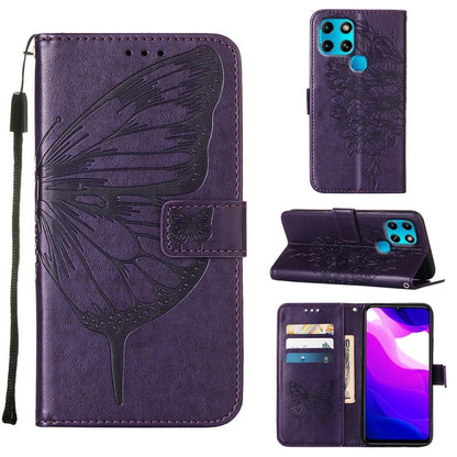 Embossed Butterfly Leather Phone Case, For Infinix Smart 6, For Infinix Zero X Neo, For Infinix Zero X / Zero X Pro