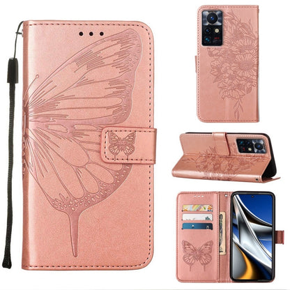 Embossed Butterfly Leather Phone Case, For Infinix Smart 6, For Infinix Zero X Neo, For Infinix Zero X / Zero X Pro