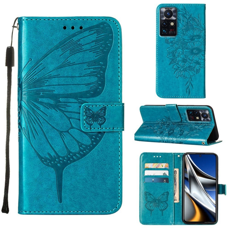 Embossed Butterfly Leather Phone Case, For Infinix Smart 6, For Infinix Zero X Neo, For Infinix Zero X / Zero X Pro