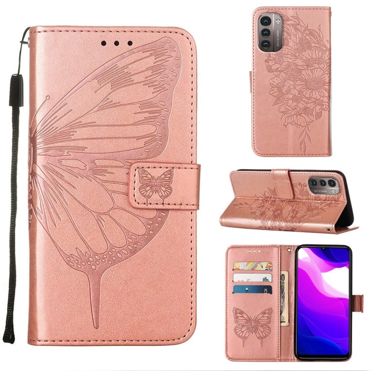 Embossed Butterfly Leather Phone Case, Series 1