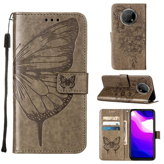 Embossed Butterfly Leather Phone Case, For Nokia G300, For Nokia XR20