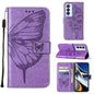 Embossed Butterfly Leather Phone Case