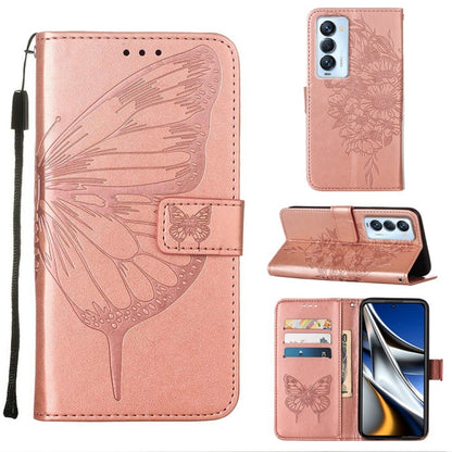 Embossed Butterfly Leather Phone Case