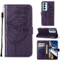 Embossed Butterfly Leather Phone Case, For Tecno Camon 17 Pro, For Tecno Camon 18 Premier, For Tecno Camon 18i