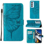 Embossed Butterfly Leather Phone Case, For Tecno Camon 17 Pro, For Tecno Camon 18 Premier, For Tecno Camon 18i