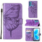Embossed Butterfly Leather Phone Case