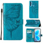 Embossed Butterfly Leather Phone Case, For Tecno Camon 17 Pro, For Tecno Camon 18 Premier, For Tecno Camon 18i