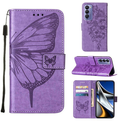 Embossed Butterfly Leather Phone Case, Series 2