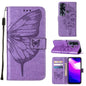 Embossed Butterfly Leather Phone Case