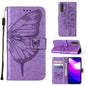 Embossed Butterfly Leather Phone Case, For Tecno Spark 8, For Tecno Spark 8P, For Tecno Spark Go 2020 & 2021/6 Go