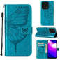 Embossed Butterfly Leather Phone Case, Series 4