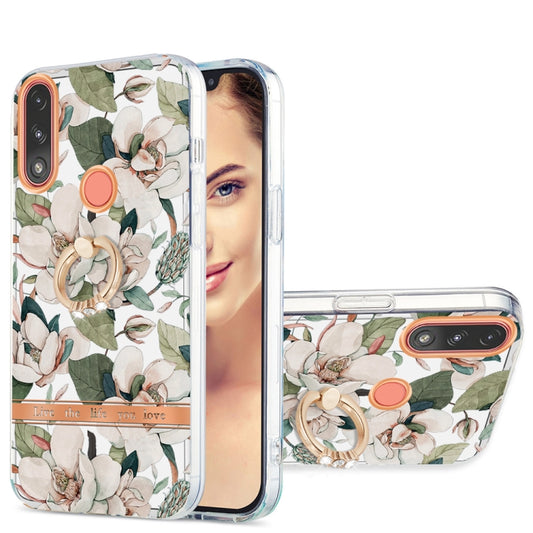 Ring IMD Flowers TPU Phone Case