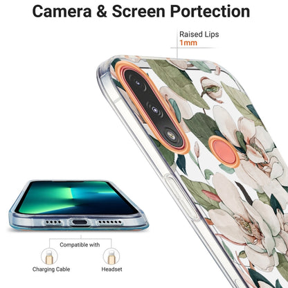 Ring IMD Flowers TPU Phone Case, For Motorola Moto E7 Power /  E7i Power, For Motorola Moto E20 / E30 / E40, For Motorola Moto G Pure, For Motorola Moto G Stylus 2022 4G