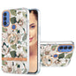 Ring IMD Flowers TPU Phone Case, For Motorola Moto E7 Power /  E7i Power, For Motorola Moto E20 / E30 / E40, For Motorola Moto G Pure, For Motorola Moto G Stylus 2022 4G