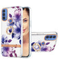 Ring IMD Flowers TPU Phone Case, For Motorola Moto E7 Power /  E7i Power, For Motorola Moto E20 / E30 / E40, For Motorola Moto G Pure, For Motorola Moto G Stylus 2022 4G