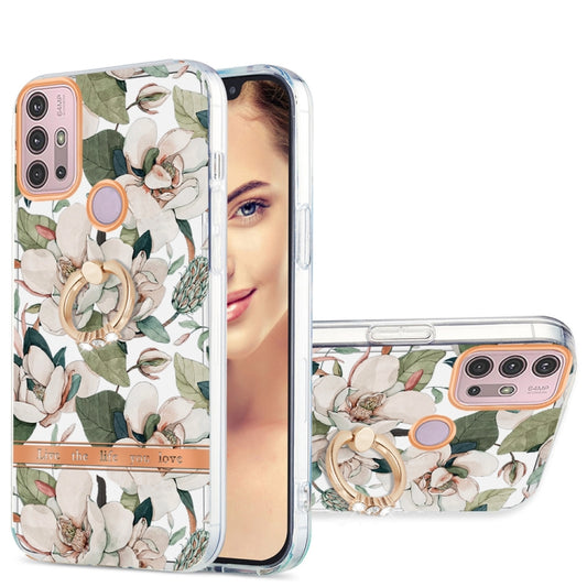 Ring IMD Flowers TPU Phone Case