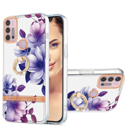 Ring IMD Flowers TPU Phone Case, For Motorola Moto G30 / G20 / G10, For Motorola Moto G31 / G41, For Motorola Moto G50 5G, For Motorola Moto G51 5G