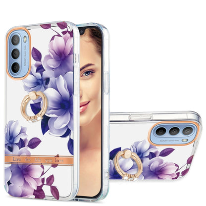 Ring IMD Flowers TPU Phone Case, For Motorola Moto G30 / G20 / G10, For Motorola Moto G31 / G41, For Motorola Moto G50 5G, For Motorola Moto G51 5G