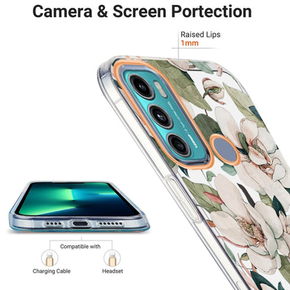 Ring IMD Flowers TPU Phone Case, For Motorola Moto G60 / G40 Fusion, For Motorola Moto G71 5G, For Motorola Moto G200, For Motorola Moto Edge 20