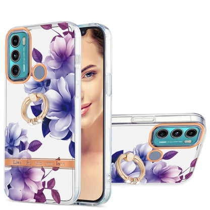 Ring IMD Flowers TPU Phone Case, For Motorola Moto G60 / G40 Fusion, For Motorola Moto G71 5G, For Motorola Moto G200, For Motorola Moto Edge 20