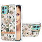 Ring IMD Flowers TPU Phone Case, For Motorola Moto Edge 20 Lite, For Motorola Moto Edge 20 Pro, For Nokia G20 / G10, For Nokia G21 / G11