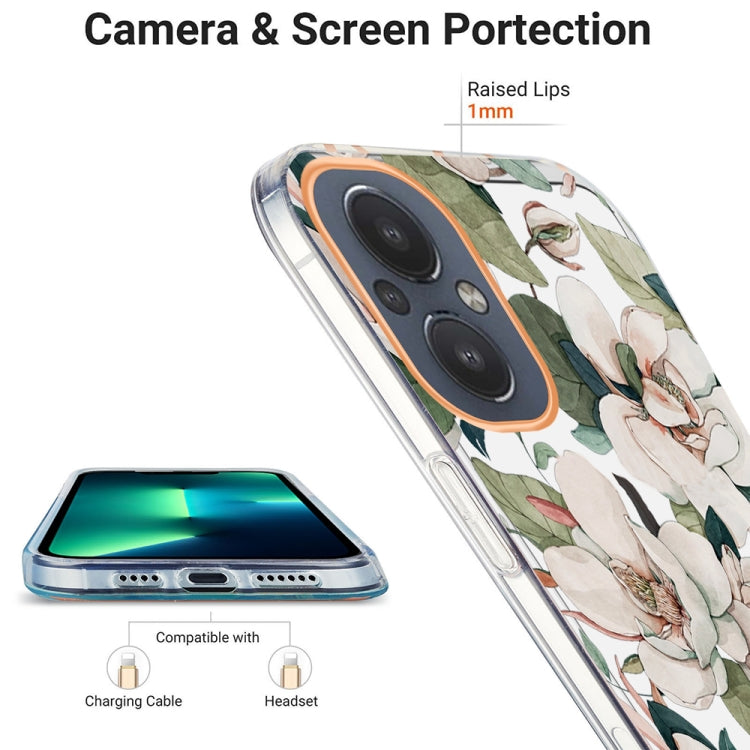 Ring IMD Flowers TPU Phone Case