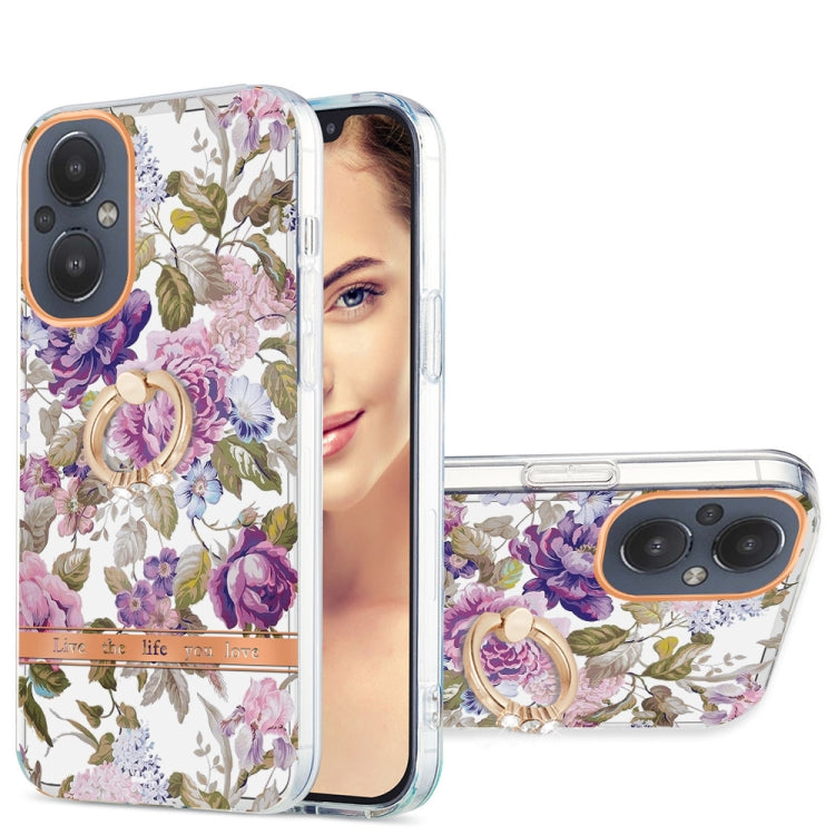 Ring IMD Flowers TPU Phone Case