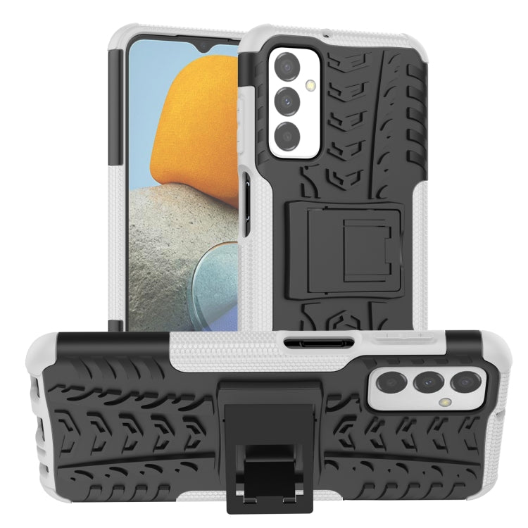 Tire Texture TPU + PC Phone Case with Holder, For vivo Y75 / Y55 / T1 5G, For Samsung Galaxy M23 / F23 5G