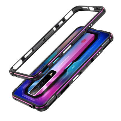 Aurora Series Metal Frame Phone Case, For ZTE nubia Red Magic 7, For ZTE nubia Red Magic 7 Pro