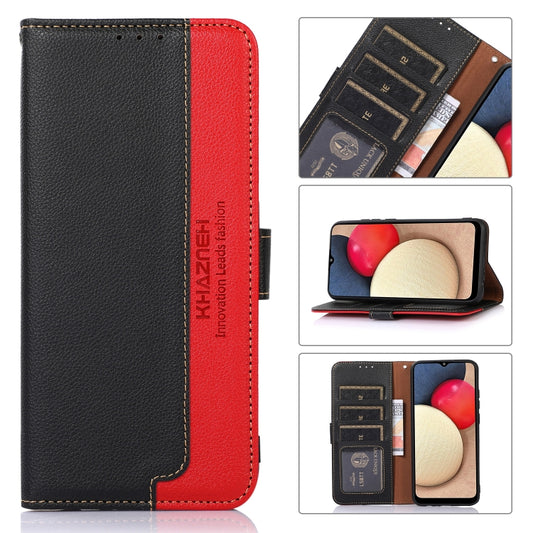 KHAZNEH Litchi Texture Leather RFID Phone Case