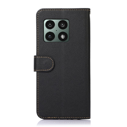 KHAZNEH Litchi Texture Leather RFID Phone Case