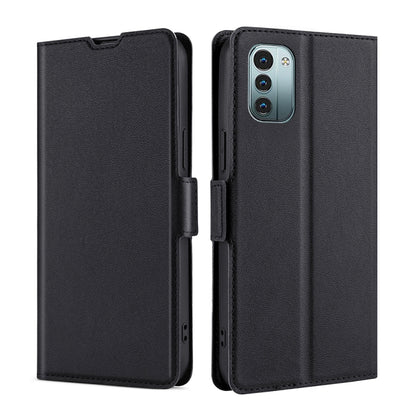 Ultra-thin Voltage Side Buckle Leather Phone Case, For Nokia G21 / G11