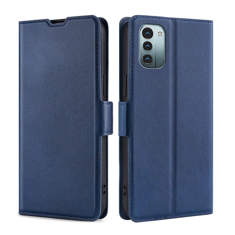 Ultra-thin Voltage Side Buckle Leather Phone Case, For Nokia G21 / G11