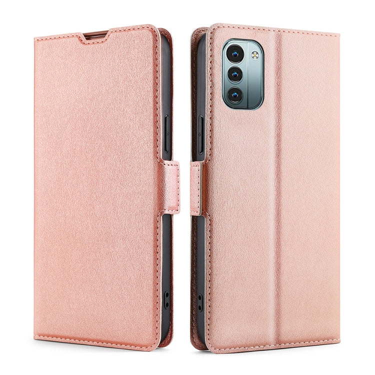 Ultra-thin Voltage Side Buckle Leather Phone Case