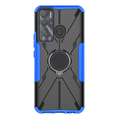 Armor Bear Shockproof PC + TPU Phone Case with Ring, For Tecno Pova Neo