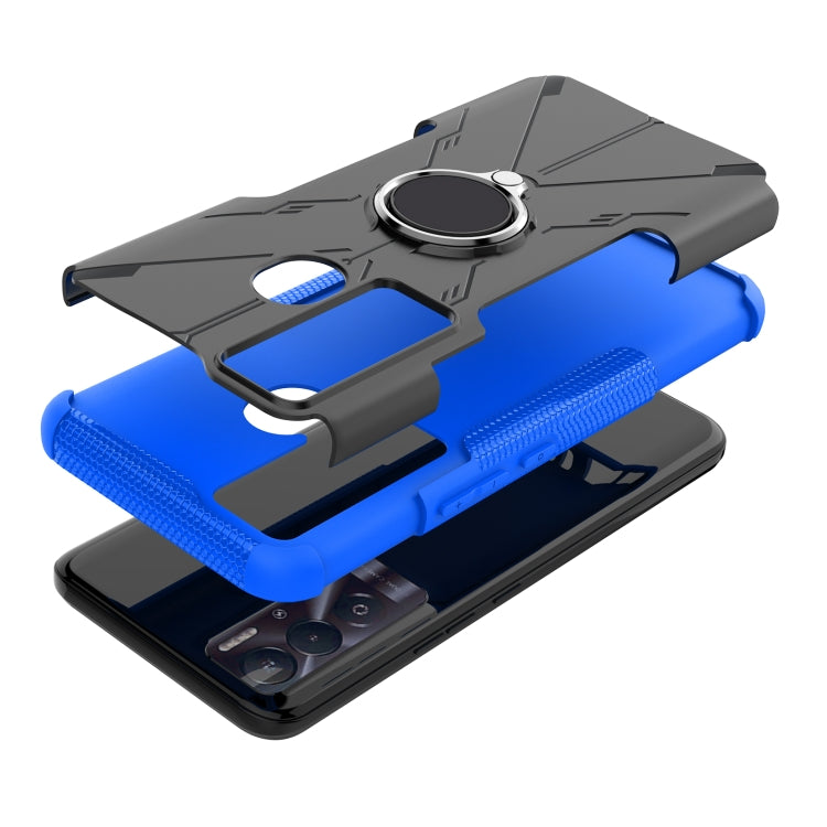 Armor Bear Shockproof PC + TPU Phone Case with Ring, For Tecno Pova Neo
