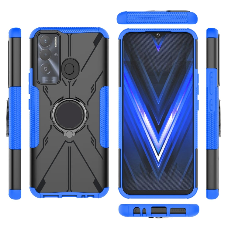 Armor Bear Shockproof PC + TPU Phone Case with Ring, For Tecno Pova Neo