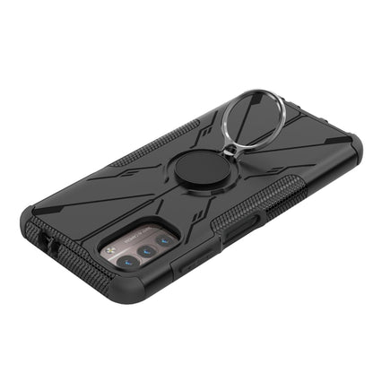 Armor Bear Shockproof PC + TPU Phone Case with Ring