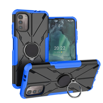 Armor Bear Shockproof PC + TPU Phone Case with Ring